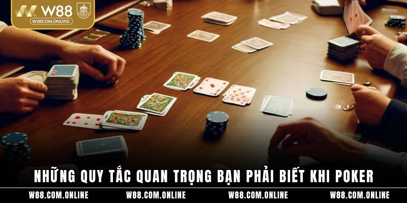 Những quy tắc quan trọng bạn phải biết khi poker
