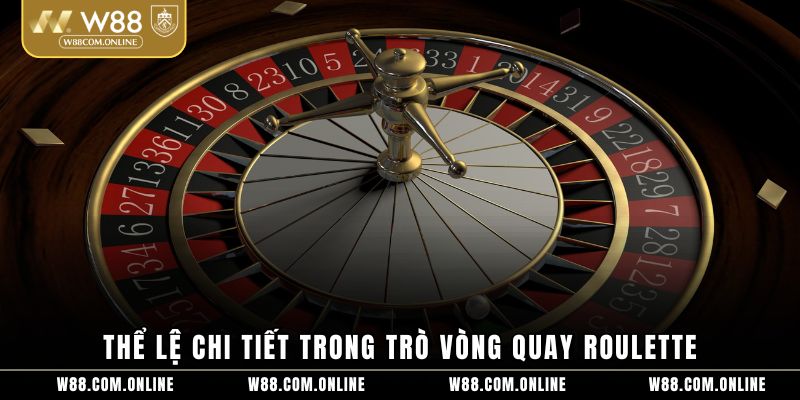 Thể lệ chi tiết trong trò vòng quay roulette